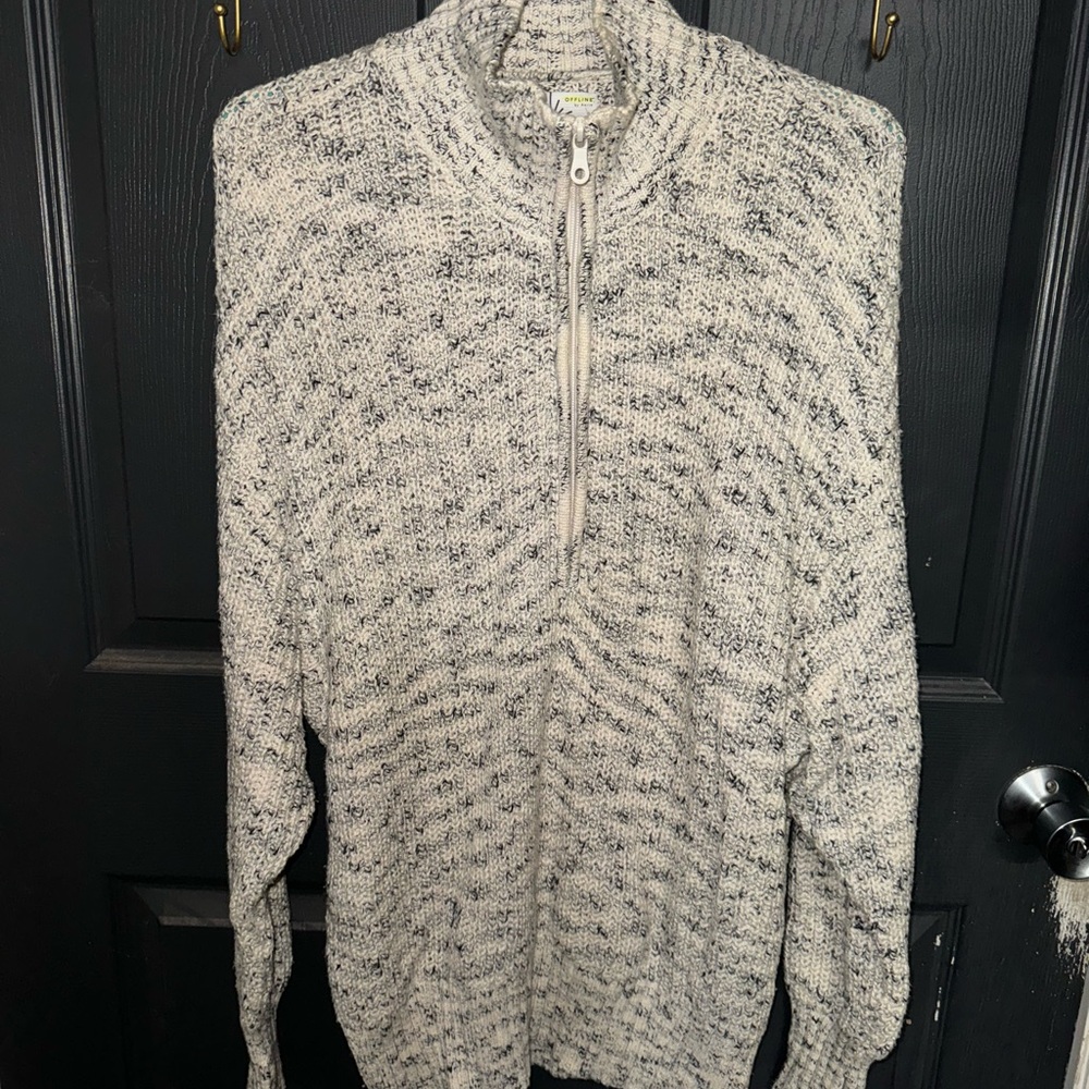 Arie Chillside Quarter Zip Sweater